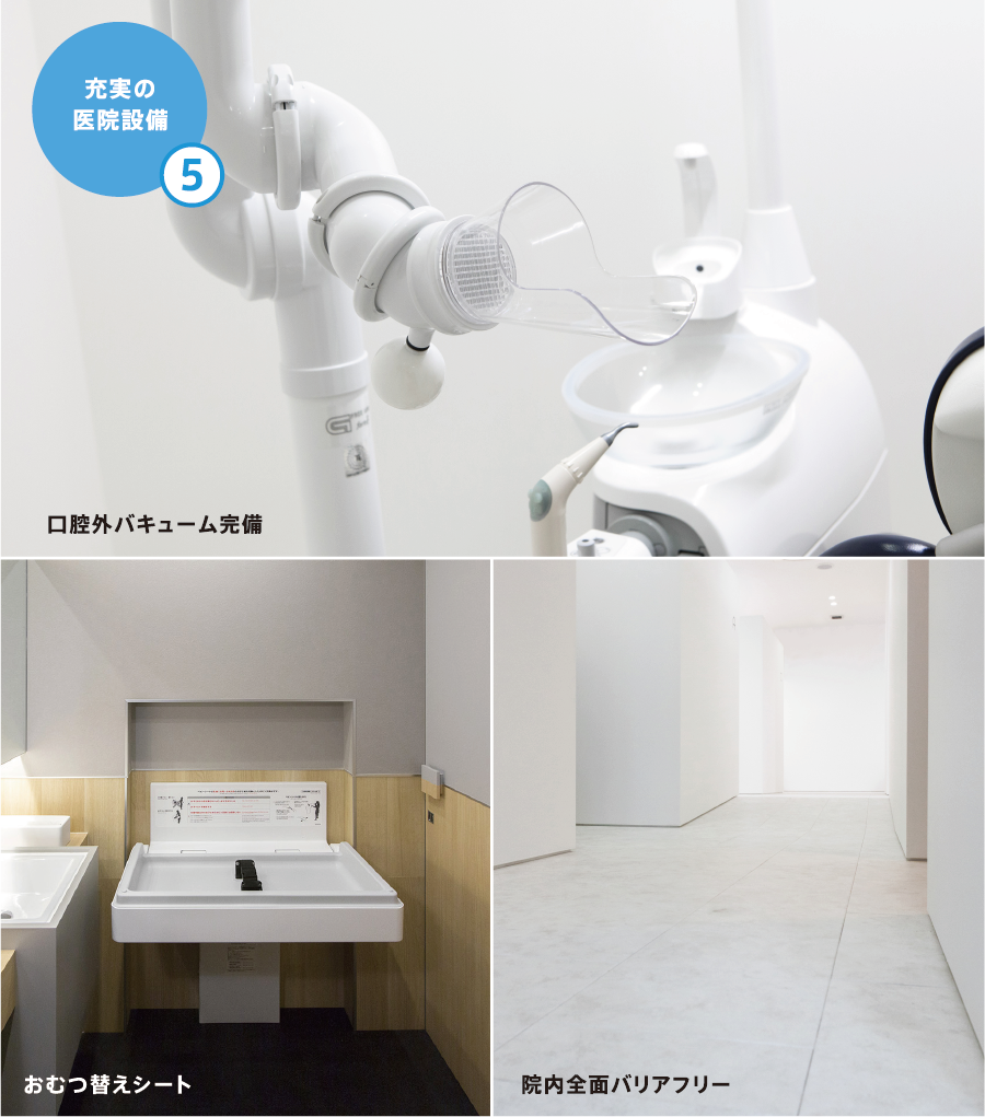 充実の医院設備